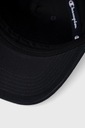 Champion bavlnená čiapka 805550 farba čierna s aplikáciou 805550-BS538 805 Ďalšie vlastnosti nastaviteľné zapínanie