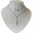 КОМПЛЕКТ ОЖЕРЕЛЬЕ ОЖЕРЕЛЬЕ СЕРЬГИ ВЕЧЕРНИЙ КОМПЛЕКТ