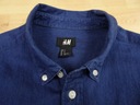 Koszula Jeansowa Denim by H&M S/M Kolor niebieski