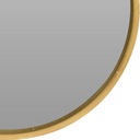 Зеркало НАСТЕННОЕ, золото, подвесное круглое, в декоративной золотой раме, 50 см