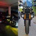 РЕШЕТКИ СВЕТОДИОДНЫЕ МОТОЦИКЛ QUAD 100W ПРОТИВОТУМАННЫЕ BIALO-ZOLTE КОМПЛЕКТ 2 ШТ  фото 8