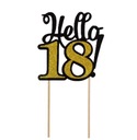 Топпер для торта на день рождения 18 ЛЕТ