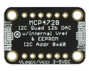 MCP4728 I2C ЦАП-преобразователь — 4 канала + EEPROM