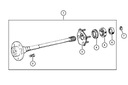 2146 NATIONAL COMPACTADOR SEMIEJES PARTE TRASERA JEEP WRANGLER YJ 1987-1989 