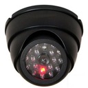 KOPUŁKOWA ATRAPA KAMERY + MIGAJĄCA DIODA