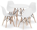 Стол + 4 стула в современном скандинавском стиле DSW