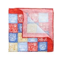 Нагрудный платок из разноцветного шелка в стиле пэчворк Lancerto M.853