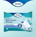 TENA Wet Wash Gloves Nawilżane Myjki do skóry 8szt Stan opakowania oryginalne