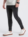 Pánske džínsové nohavice JOGGER SLIM FIT grafitové V2 OM-PADJ-0134 M Kolekcia Denim