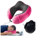 ПОДУШКА ДЛЯ ПУТЕШЕСТВИЯ С ПЕРЕКРЕСТОМ, ТУРИСТ, ТЕМНО-РОЗОВЫЙ