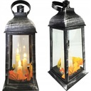 НАБОР ФОНАРЕЙ CORTINA 31 СМ ОСЕННИЙ ДЕКОРАТИВНЫЙ ФОНАРЬ СВЕТОДИОДНЫЕ СВЕЧИ