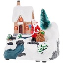 WIOSKA ŚWIĄTECZNA MAGIC VILLAGE DOMEK LED RUCH