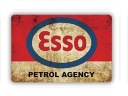 Декоративная ЛИСТОВАЯ КАРТА ESSO PETROL AGENCY 20x30