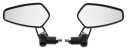 Зеркало рулевого колеса трапециевидное черное - пара