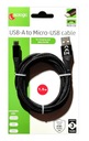 Кабель Sologic USB A — Micro USB для зарядки и передачи данных, 1,5 м