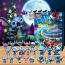 Stitch Star Baby Vianočný adventný kalendár Blind Box Obsah kalendára hračky