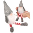 ДЕКОРАТИВНЫЙ САНТА СЕРЫЙ 13+10 СМ