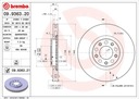 DISCOS ZAPATAS PARTE DELANTERA BREMBO ALFA 159 