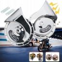 KLAXON AUTOMOBILE SLIMAK SIGNAL SONORE DWUTONOWY 12V 115DB ARGENTÉphoto 12