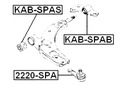 FEBEST MUÑÓN KULOWY VARILLA DELANTERO INFERIOR KIA SPECTRA 2004-2009 