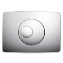 КОЛЕСО Кнопка смыва для рамы 99066 ХРОМ 14