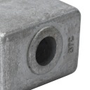 BLOC ANODOWY AVEC PIED ALUMINIUM 436745 SUBSTITUT POUR OMC STRINGER/COBRAphoto 13