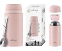 FUORI PINK PINK THERMOS 750 ВАКУУМНЫЙ УЖИН СУП РАБОЧАЯ ШКОЛА + ЛОЖКА