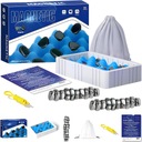 MAGNETYCZNA GRA W SZACHY KAMIENIE MAGNETYCZNE SZACHY GRA EDUKACYJNE WARCABY