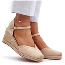ESPADRYLE БОСОНОЖКИ НА ТЕЛЕТЕ НА ТЕЛЕТЕ ИЗ ДЖУТОВОЙ ЗАМШИ БЕЖЕВЫЙ 38