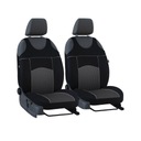 Передние чехлы-майки 1+1 Tuning 2 серые для Opel Meriva