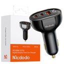 МОЩНОЕ БЫСТРОЕ АВТОМОБИЛЬНОЕ ЗАРЯДНОЕ УСТРОЙСТВО MCDODO С 3XUSB USB-C, 128 Вт, LED