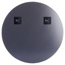 Зеркало НАСТЕННОЕ, черное, подвесное круглое, в черной металлической раме, 55 см