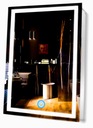 LED ЗЕРКАЛО ДЛЯ ВАННОЙ 60x80 С ВЫКЛЮЧАТЕЛЕМ С ПОДСВЕТКОЙ