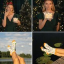 Ponožky SOXO RYBA v želé DARČEK PRE NEHO / PRE NEHO Model Skarpetki świąteczne RYBA W GALARECIE bawełniane