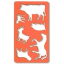 Шаблон ЖИВОТНЫЕ ЛОШАДЬ Контуры КОХ-И-НООР