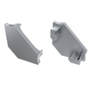 КРЫШКА ДЛЯ АЛЮМИНИЕВОГО СВЕТОДИОДНОГО ПРОФИЛЯ, УГЛОВАЯ, ТИП C, БЕЗ ОТВЕРСТИЯ