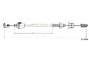 COFLE CABLE GAS COFLE 11.0288 RENAULT THALIA-SYMBOL GASOLINA 99-08 