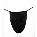 Стринги женские одноразовые, черные, 10 шт.