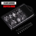 550 шт., гелевые кончики для наращивания ногтей средней миндалевидной формы N