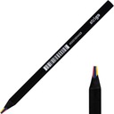 Разноцветный радужный карандаш Strigo, черное дерево.