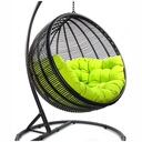 ПОДВЕСНОЙ СТУЛ для террасы Качалка Cocoon PREMIUM - COCO XXL - ЧЕРНЫЙ