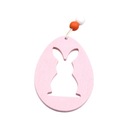 Prívesok Happy Easter Hollow Rabbit Pink Dĺžka (cm) 8.5 cm