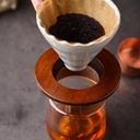 Drevený držiak na odkvapkávanie Manuálny darček na kávu Kolekcia drewniany dzbanek do kawy do