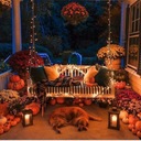 ŐSZI ASZTALI DEKORÁCIÓ MELEG INTENZÍV SZÍNEK 10 DB TÖK TOBOZ Darabszám a készletben 10 db