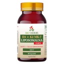 Ліпосомальний вітамін d3 + k2 mk-7 4000iu 80 шт кістковий імунітет зуби