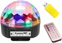 KULA LED DYSKOTEKOWA MP3 USB PROJEKTOR BLUETOOTH DISCO LASER MAGIC BALL
