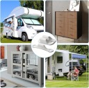 ОГРАНИЧИТЕЛЬ ДВЕРИ КЕМПЕРА РУЧКИ CAMPER 2 ШТ ABS ВОДОСТОЙКИЙ СТАЛЬНОЙ  фото 6