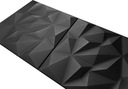 Черные ПОТОЛОЧНЫЕ КАССЕТЫ 3D панели Brylant 1м2
