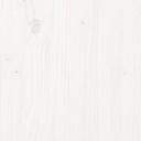 Каркас кровати белый 120 x 200 см массив дре