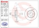 BREMBO TARCZE+KLOCKI ЗАД LANCIA DELTA II 240MM изображение 4